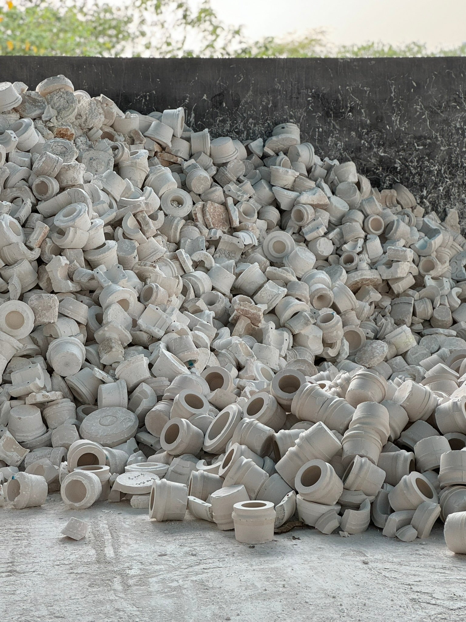 Produktionsreste Keramik