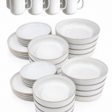 Nova Bao | Geschirr-Set | 40-teilig | moonshine grey | recycelt