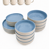 Nova Mei | Geschirr-Set | 20-teilig | mystic petrol | recycelt