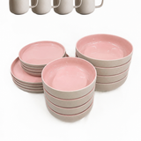 Nova Mei | Geschirr-Set | 20-teilig | peach glow | recycelt