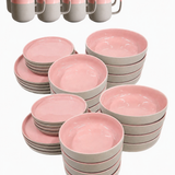 Nova Mei | Geschirr-Set | 40-teilig | peach glow | recycelt