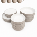 Nova Mei | Geschirr-Set | 20-teilig | pure white | recycelt