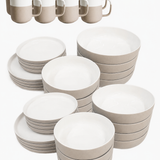 Nova Mei | Geschirr-Set | 40-teilig | pure white | recycelt