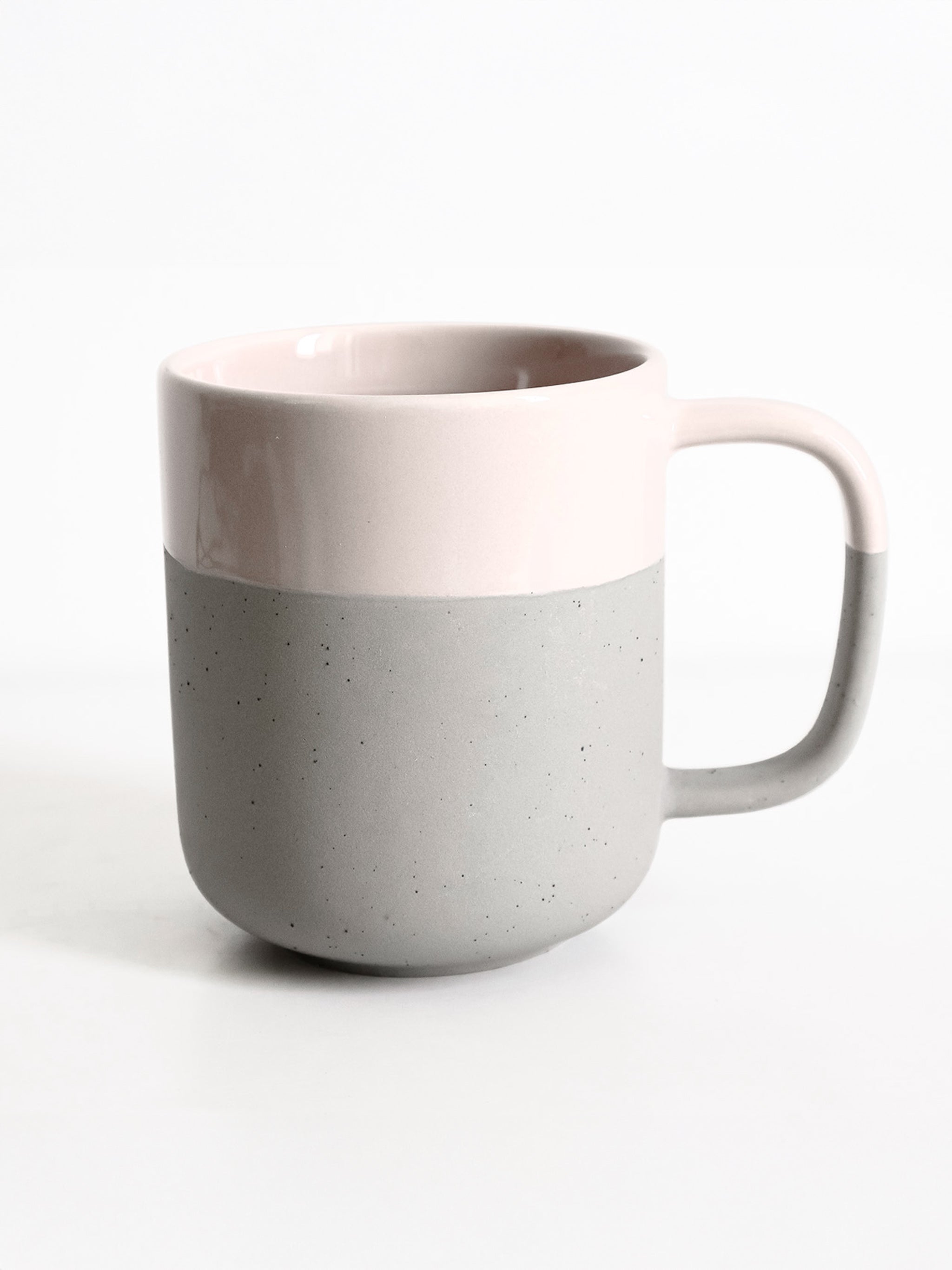 Becher aus recycelter Keramik, Kollektion Nova Mei, Soft Beige, Vorderansicht