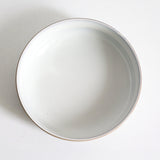 Draufsicht unserer Bowl aus recycelter Keramik in hellgrau