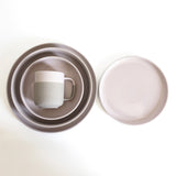 Nova Mei | Großer Teller | soft beige | recycelt