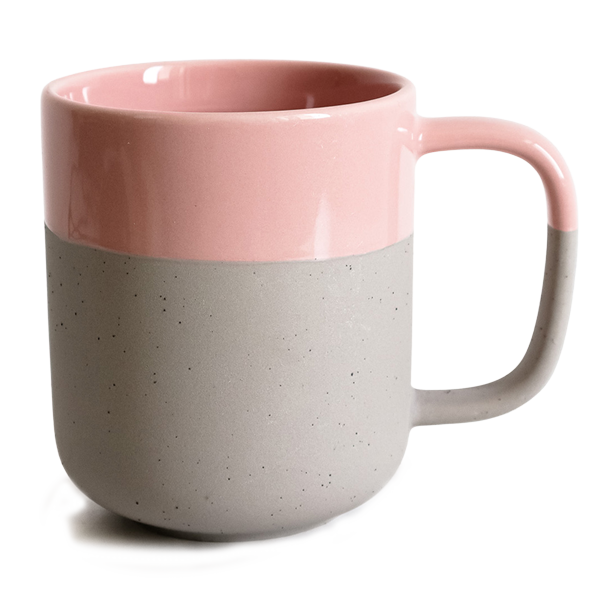 Nova Mei Becher aus recycelter Keramik in peach glow